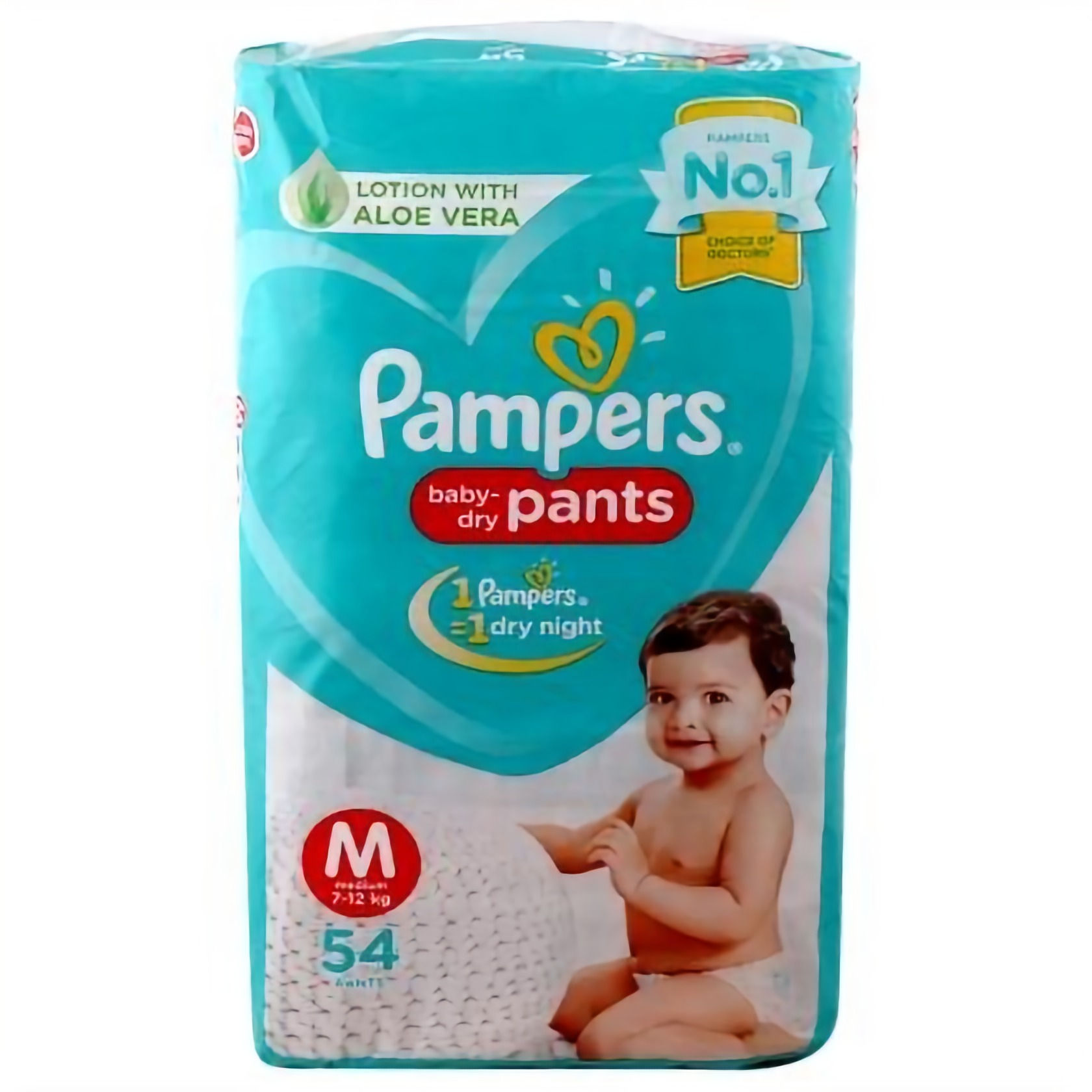Pampers Baby Dry Pants (M) 50 count (7 - 12 kg)