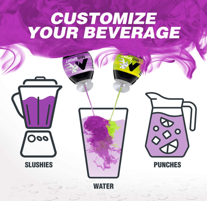 Thumbnail: Mio Sport Liquid Water Enhancer, Arctic Grape, 48mL