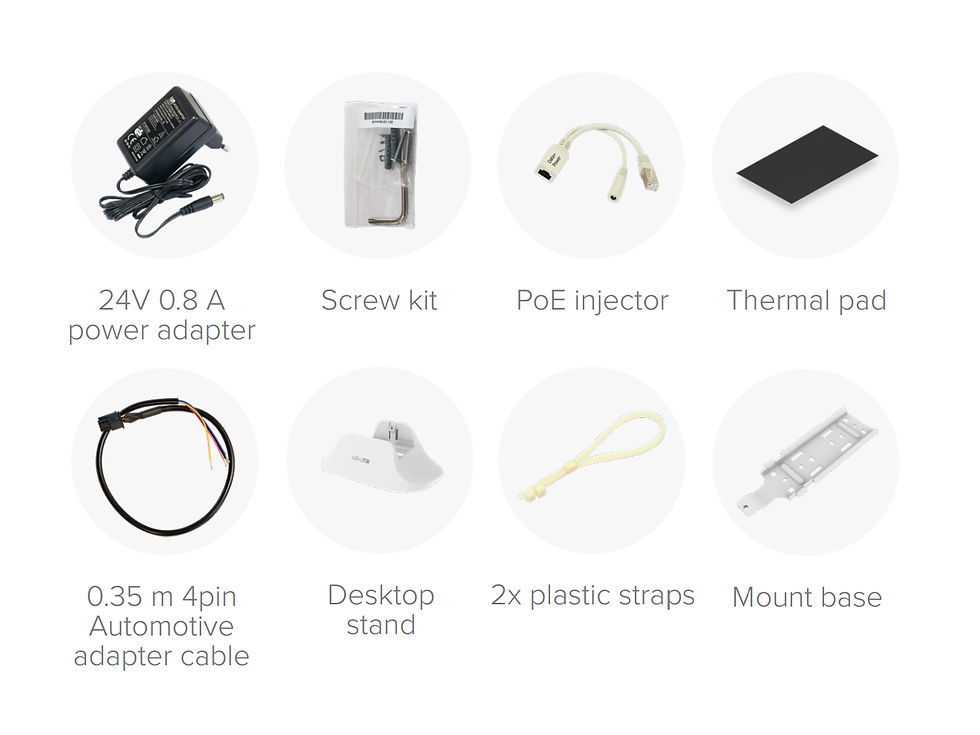 Thumbnail: MikroTik RBwAPR-2nD wAP R Weatherproof 2.4GHz Access Point with LTE Antennas