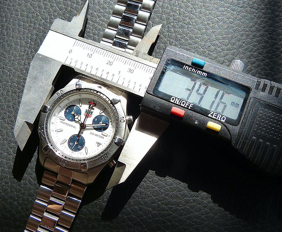 Miniatura: Tag Heuer Diver Professional 200m Chronograph CK-1111 39mm mens quartz watch