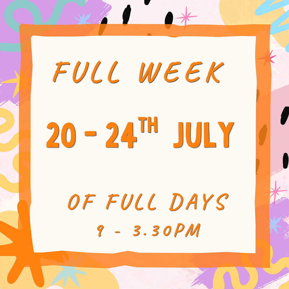 AC FULL x5 Mon 20th - Fri 24th July 3.5-6 year olds