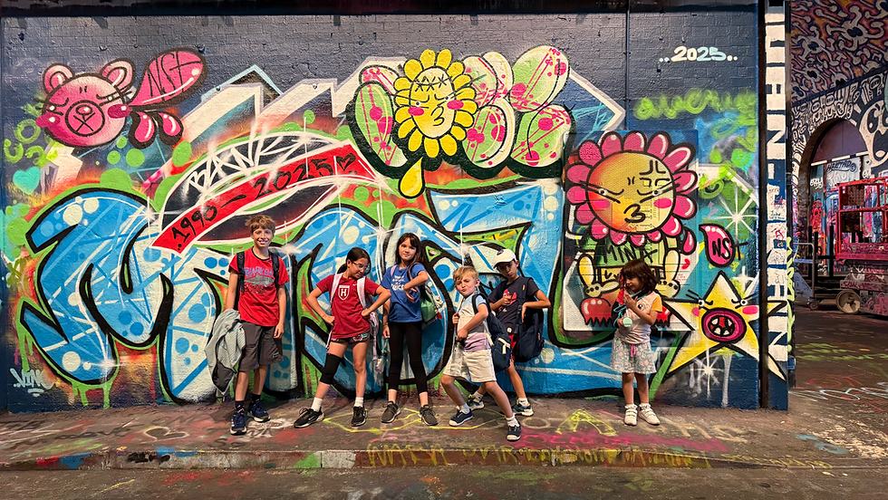 Gallery day & Spray Painting at Leak Street 7+