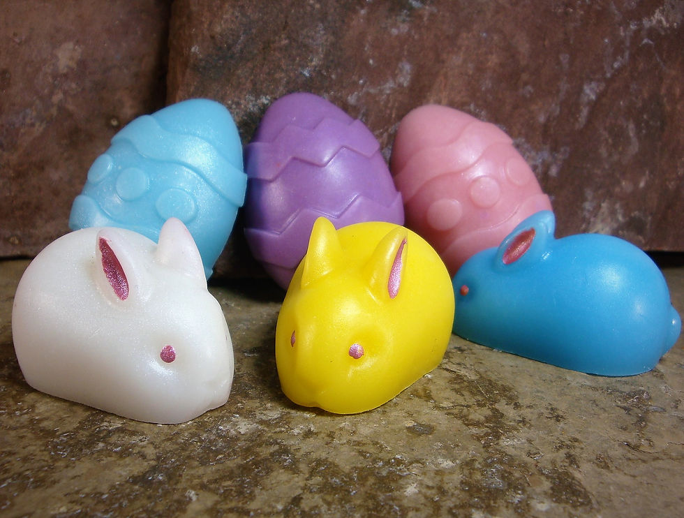 Thumbnail: Easter Soap, Mini Bunny & Easter Egg Soaps - set of six assorted