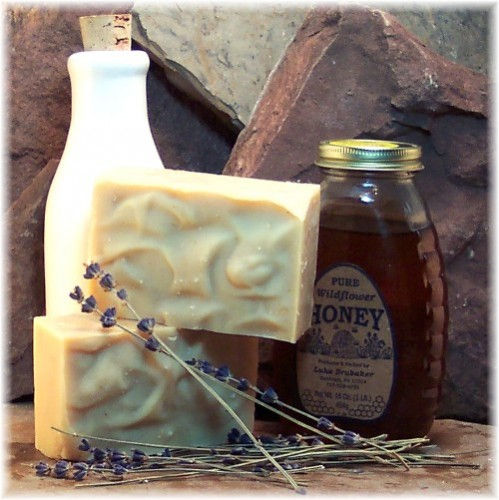 Thumbnail: Honey Almond Lavender Oatmeal Soap