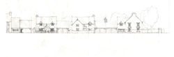 Concept sketch for Argoed Lane