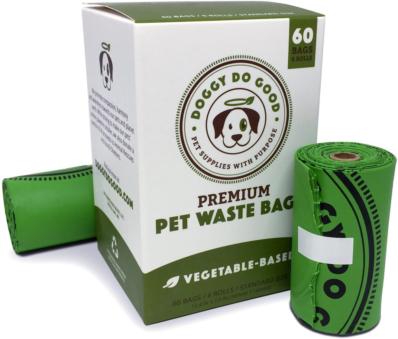 Doggy Do Good Biodegradable Dog Poop Bags | Compostable Dog Waste