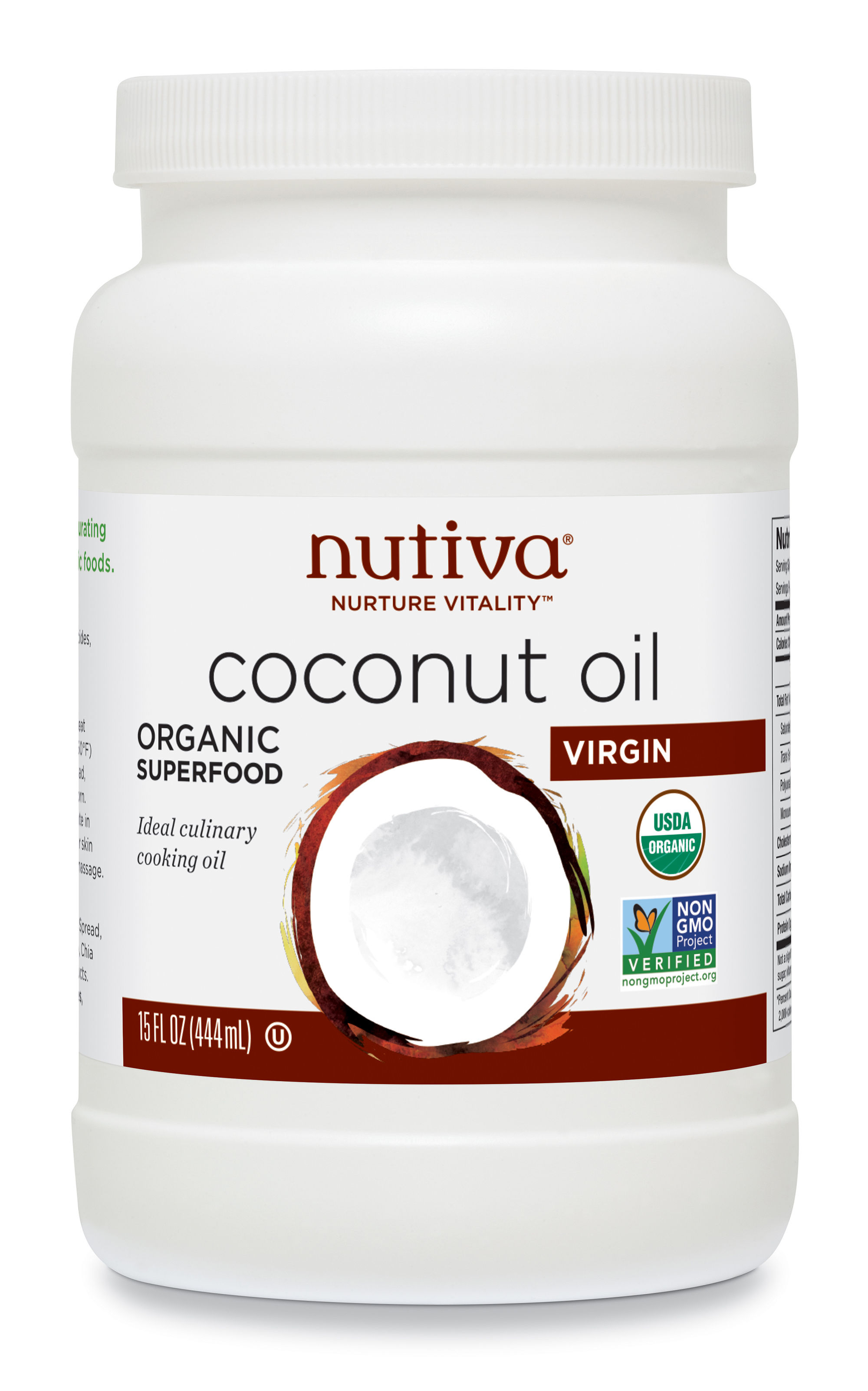 Nutiva Organic, Cold-Pressed, Unrefined, Virgin Coconut Oil