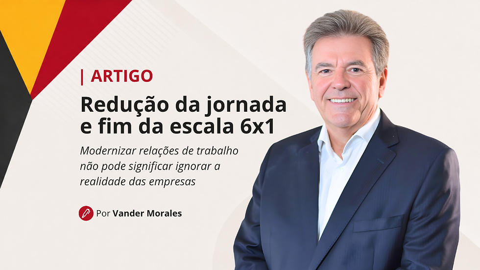 Artigo - Redução da jornada e fim da escala 6x1