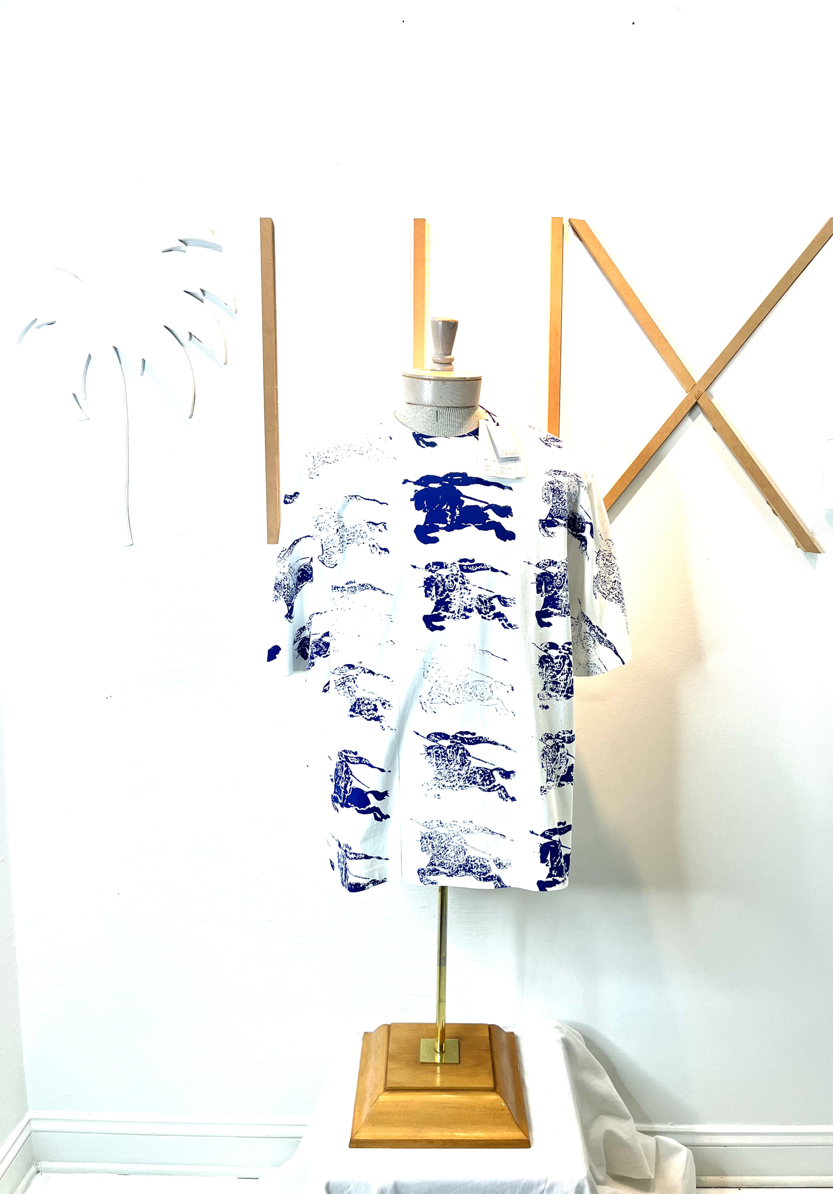 NWT BURBERRY Equestrian Shirt Size XL