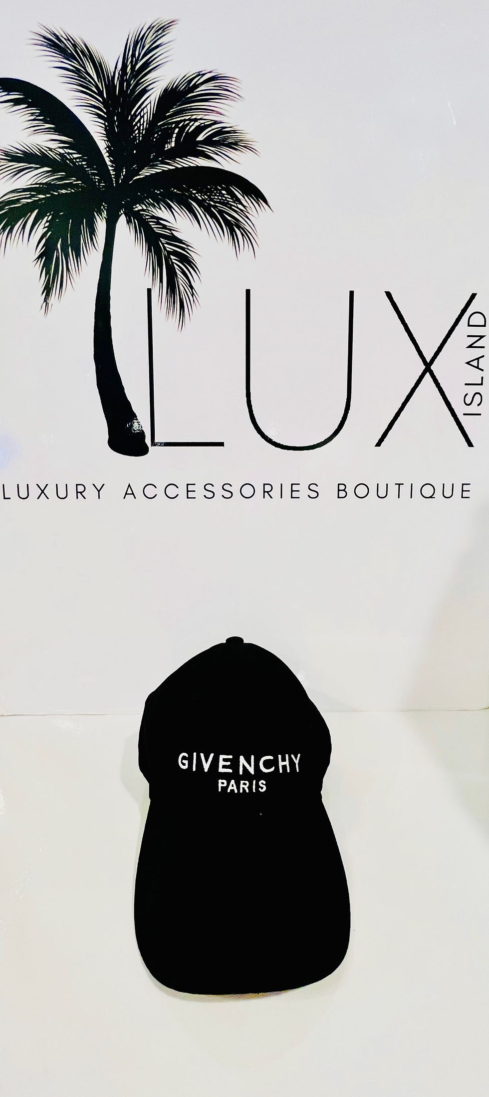 GIVENCHY Black Embroidered Logo Unisex Baseball Cap