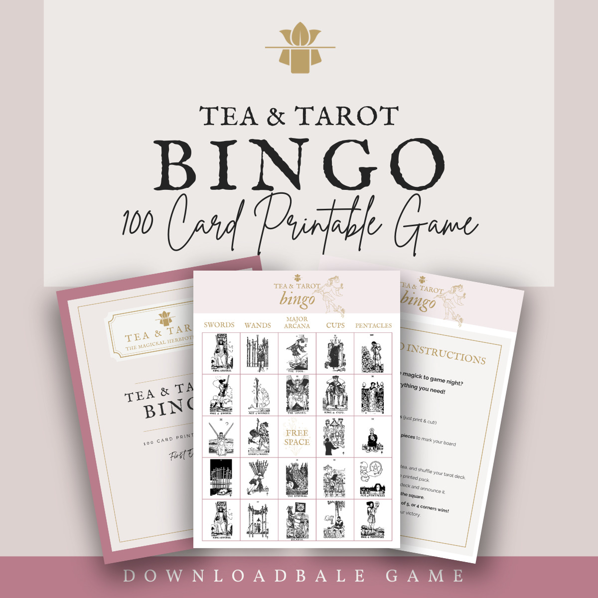 Tea & Tarot Bingo