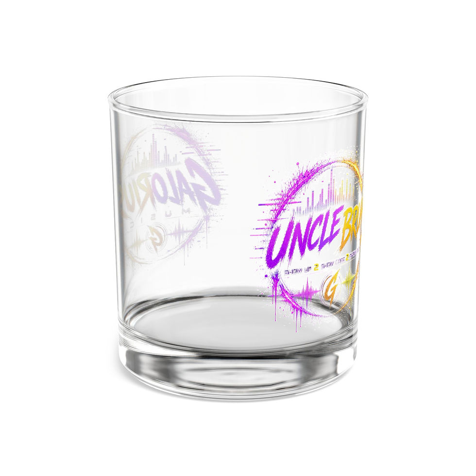 Thumbnail: Monogram Galorius Music Rocks Glass — 10oz Personalized Whiskey Tumbler