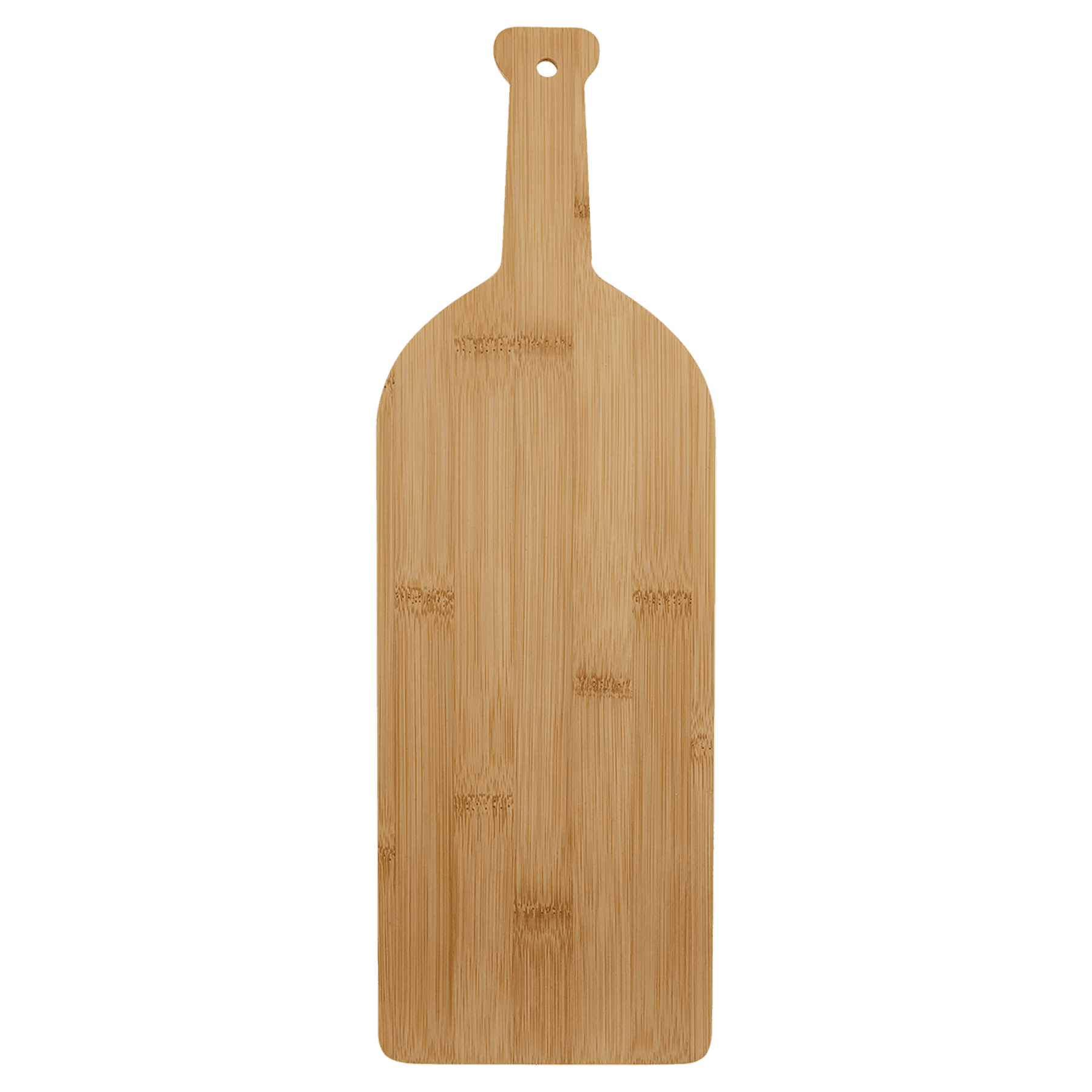 17" x 5 1/4" Bamboo Wine Bottle Cutting Board