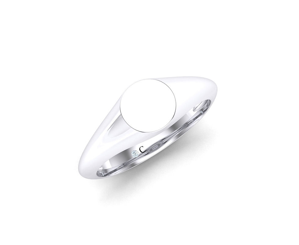 Thumbnail: Round Signet Ring
