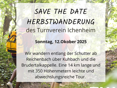 Dave the date - Herbstwanderung des TVI