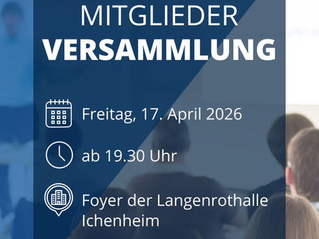 Einladung zur Mitgliederversammlung 2026