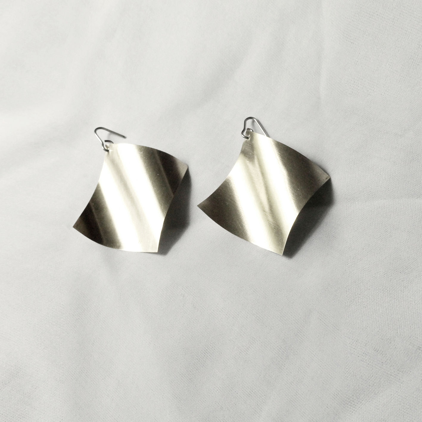 Серьги Ромбы