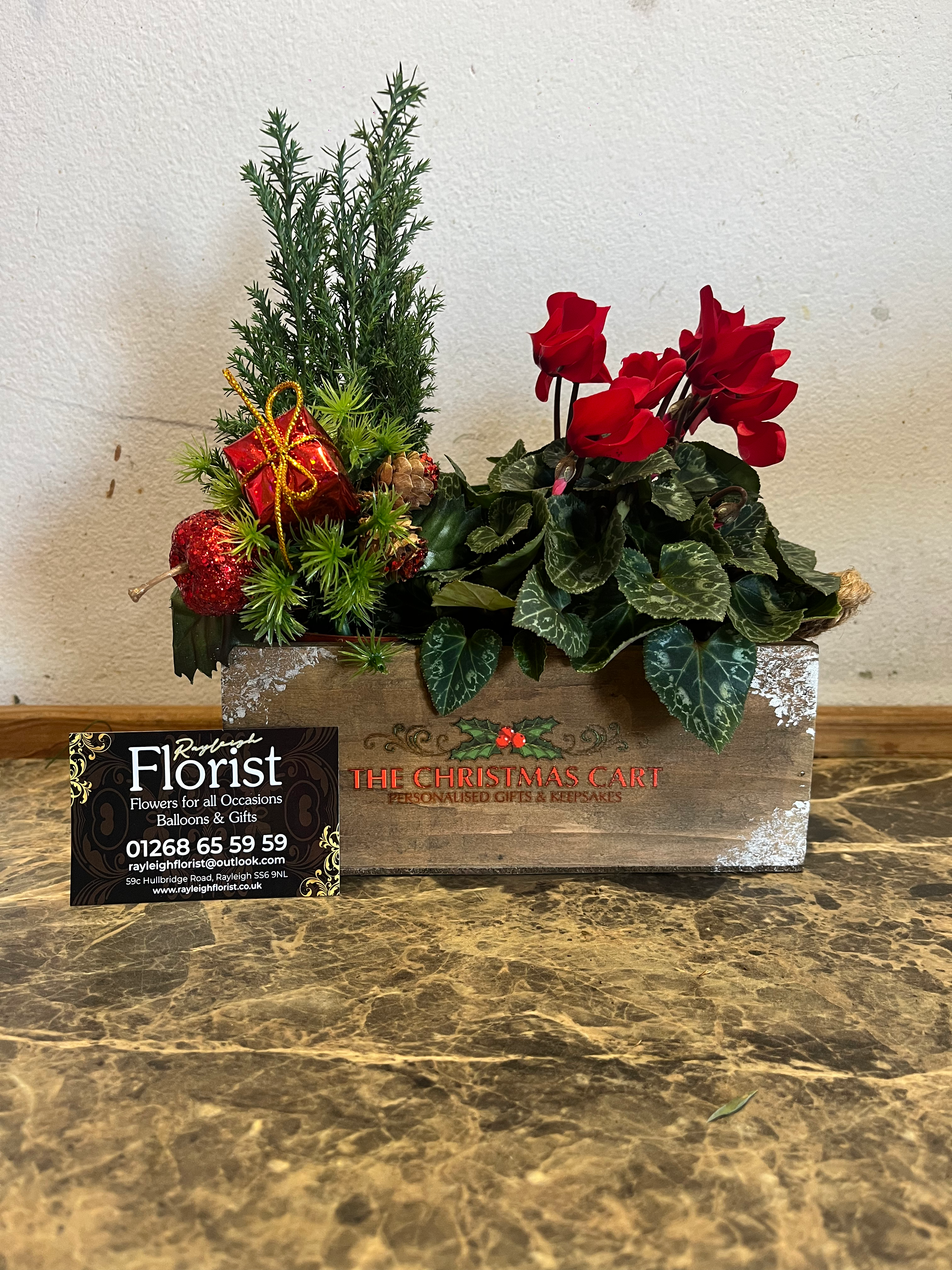 Sparkle Christmas Planter 