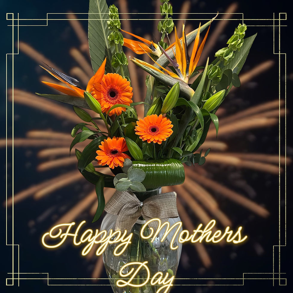 Thumbnail: Exotic Tropical Floral Vase