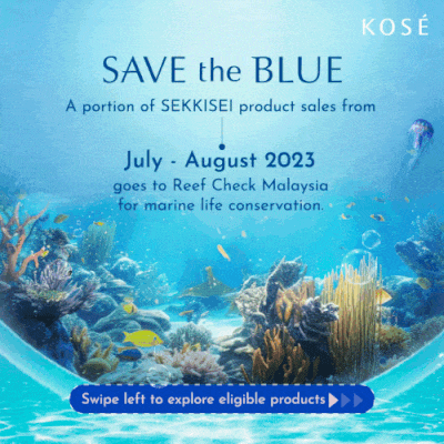 KOSE Save The Blue performance ad