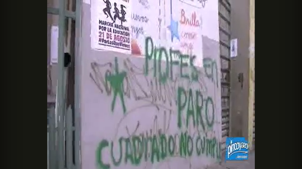 PARO DE PROFESORES DE HUECHURABA
