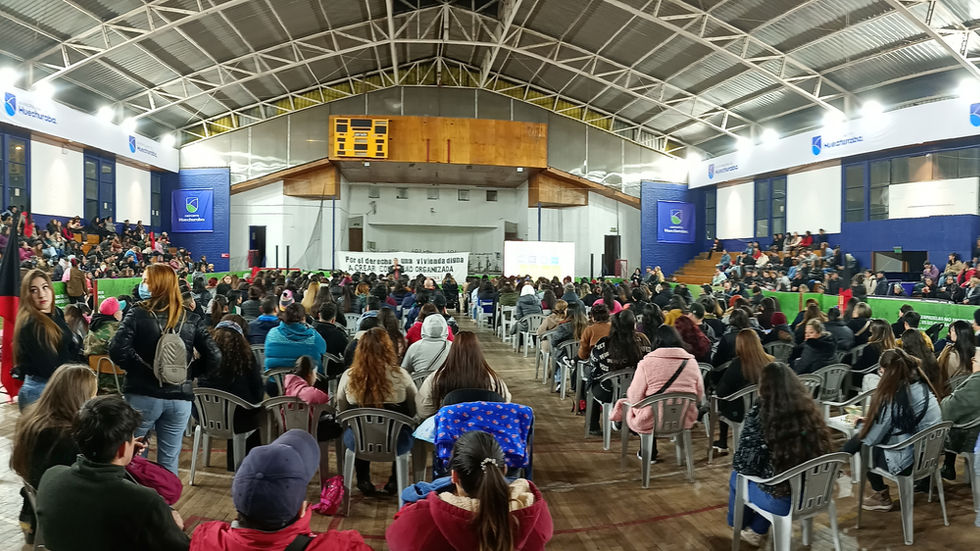 65 M2 Y ASCENSORES: PRESENTAN EMBLEMÁTICO PROYECTO HABITACIONAL DE 800 FAMILIAS DEL MOVIMIENTO SOLIDARIO VIDA DIGNA EN HUECHURABA