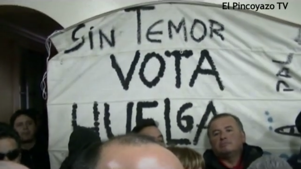 HUELGA DE TRABAJADORES CORREOS DE CHILE