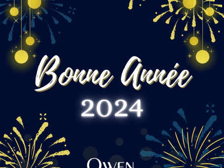 Happy New Year ! Bonne année 2024 !