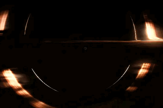 a moving planetary landscape