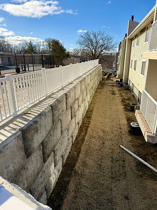 Concrete Block Retaining Wall