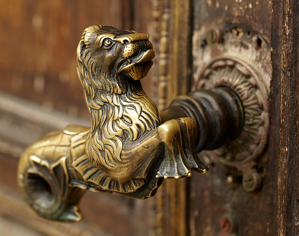 Laiton poignée de porte