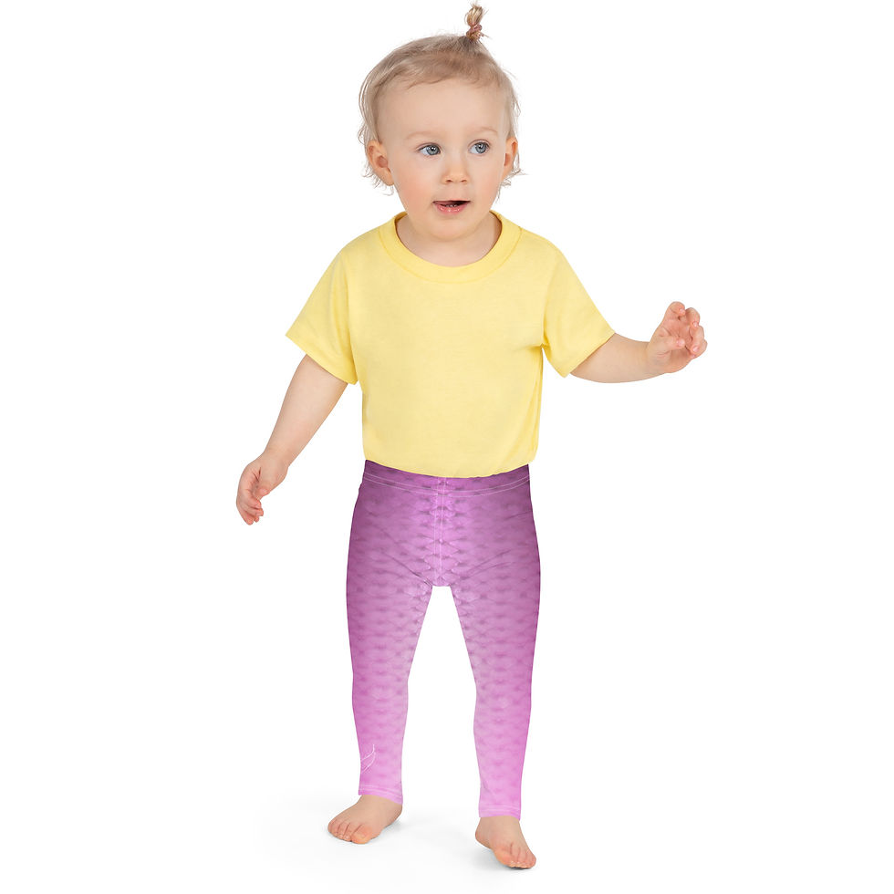 Miniature : Signature SCALES rose clair - Kid's Leggings