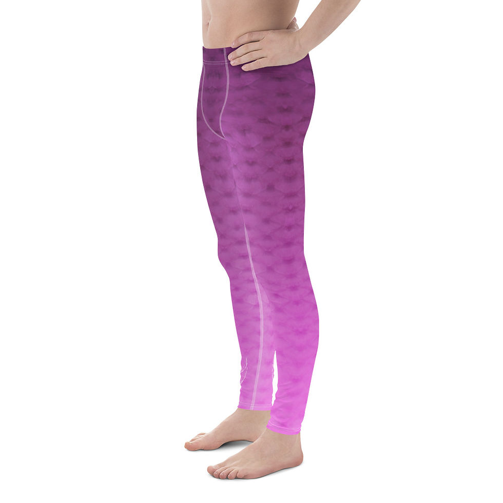 Thumbnail: Signature SCALES rose clair - Men's Leggings