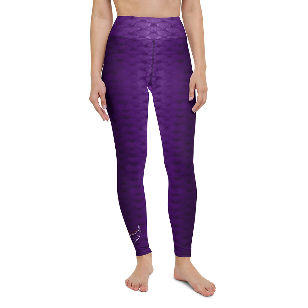 Miniature : Signature SCALES violet - Yoga Leggings