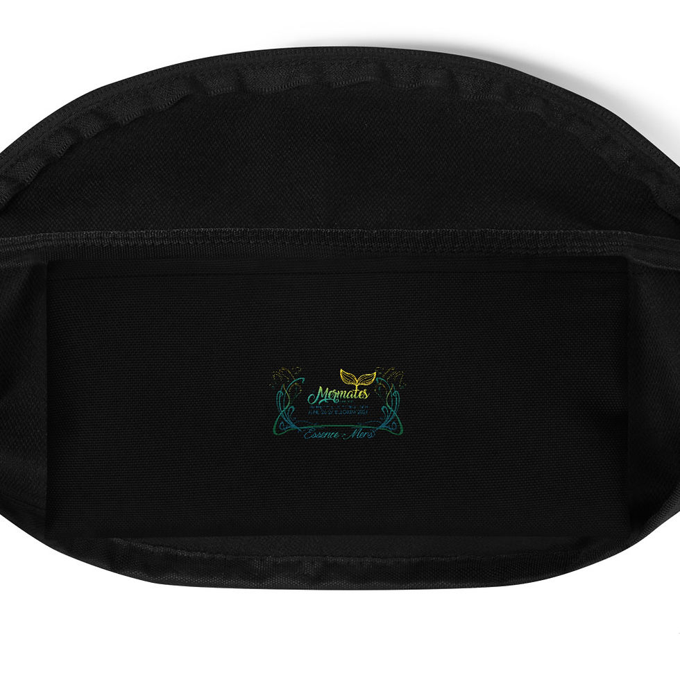 Thumbnail: Mermates Convention 2021 - Art Nouveau BLACK Fanny Pack