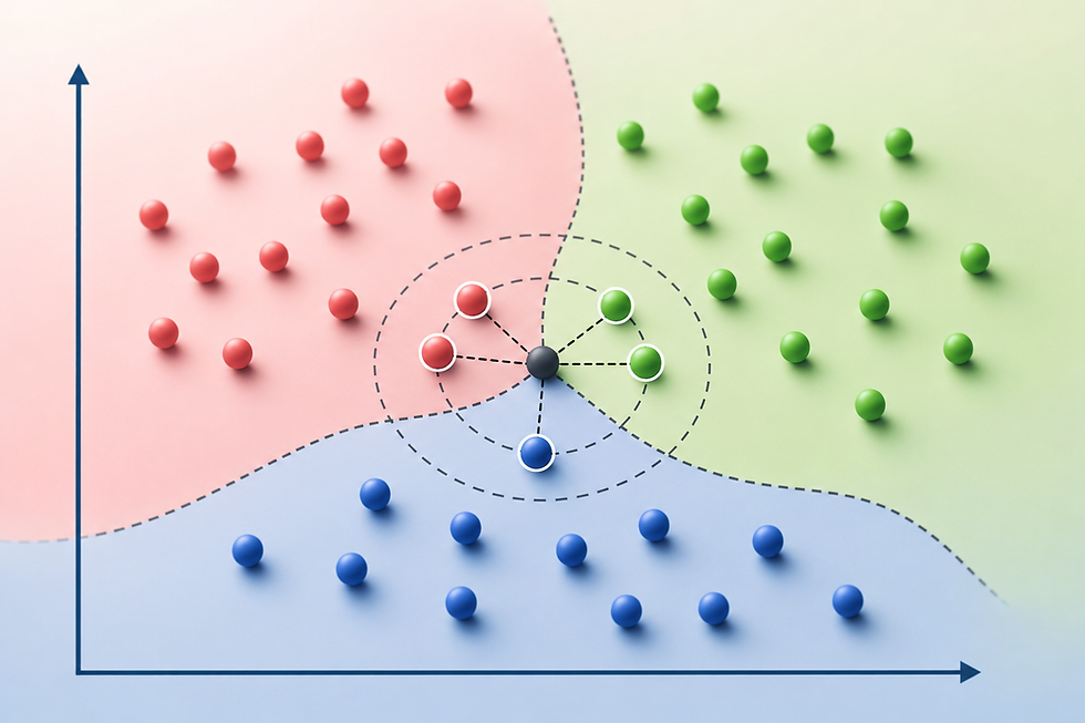 KNeighbors Classifier - colabcodes