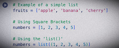 Lists in Python