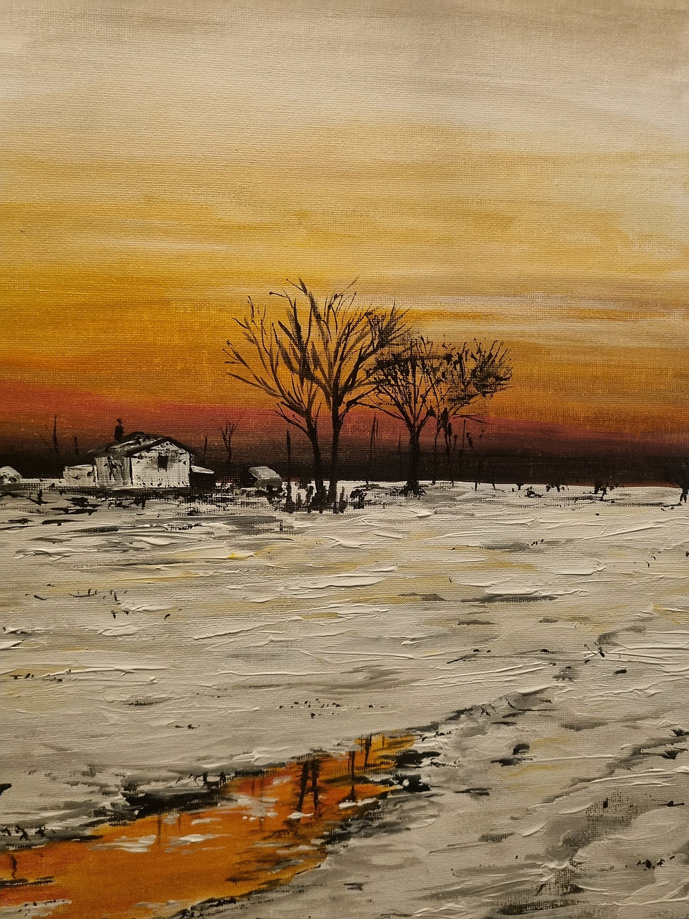 Thumbnail: " Solitude " Original on A2 or prints