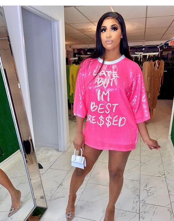 Thumbnail: Best Dressed & Late T-Shirt Dress