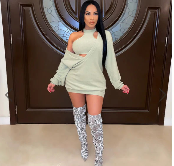 Thumbnail: Comfy Crop Dress Set