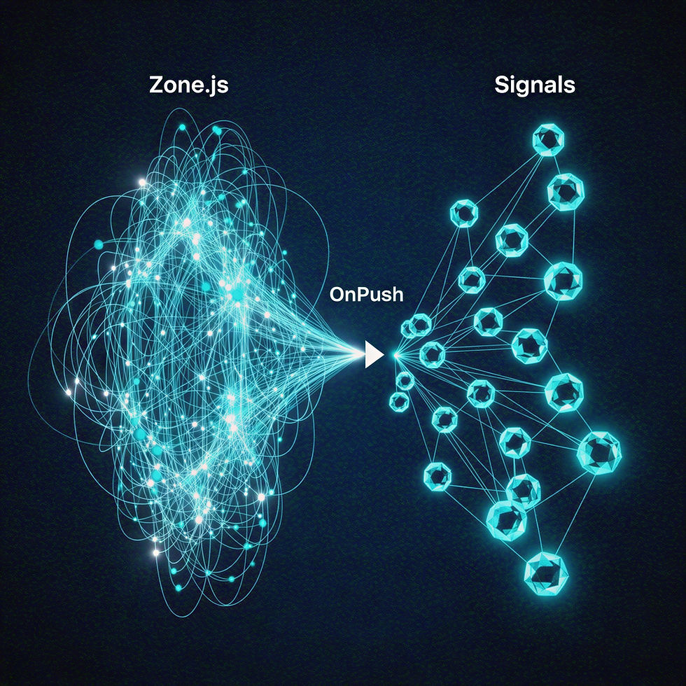 Angular Change Detection: The Evolution from Zone.js to Signals