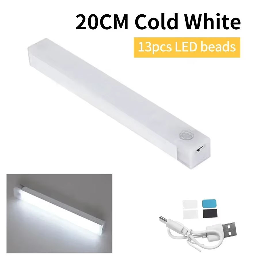 Thumbnail: Wireless LED Motion Sensor Cabinet Light USB Rechargeable Led Night Light Cabine