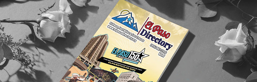 El Paso Directory July magazine cover featuring City of El Paso