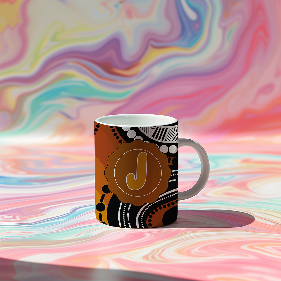 Thumbnail: Personalised Initial Coffee Mug