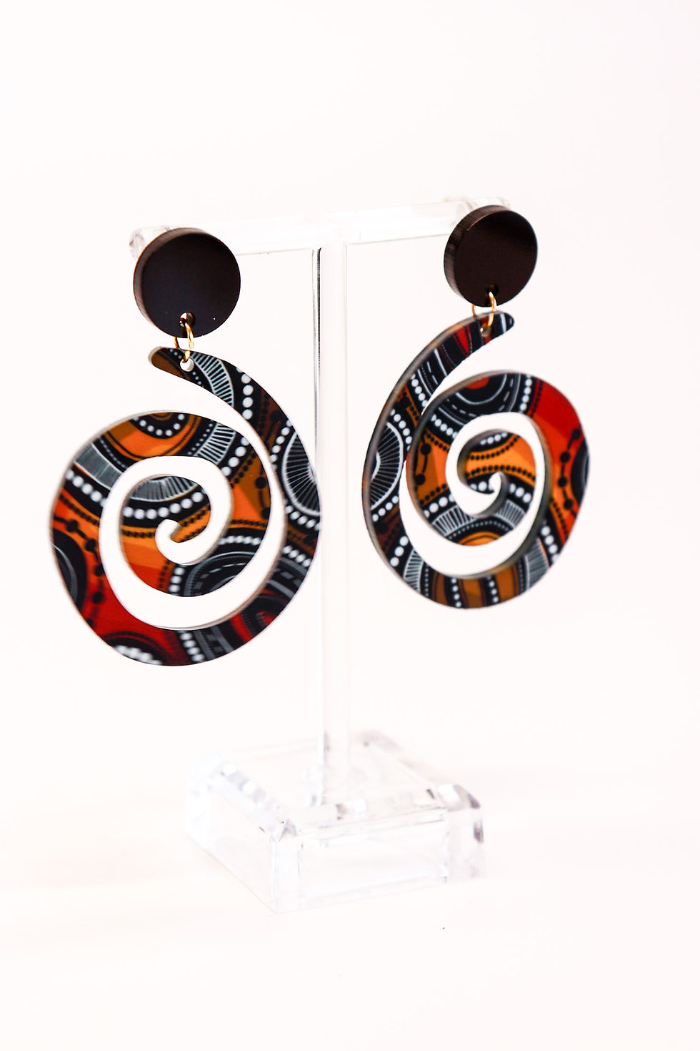 Thumbnail: Bagaraygan 'Mob' Swirl Earrings