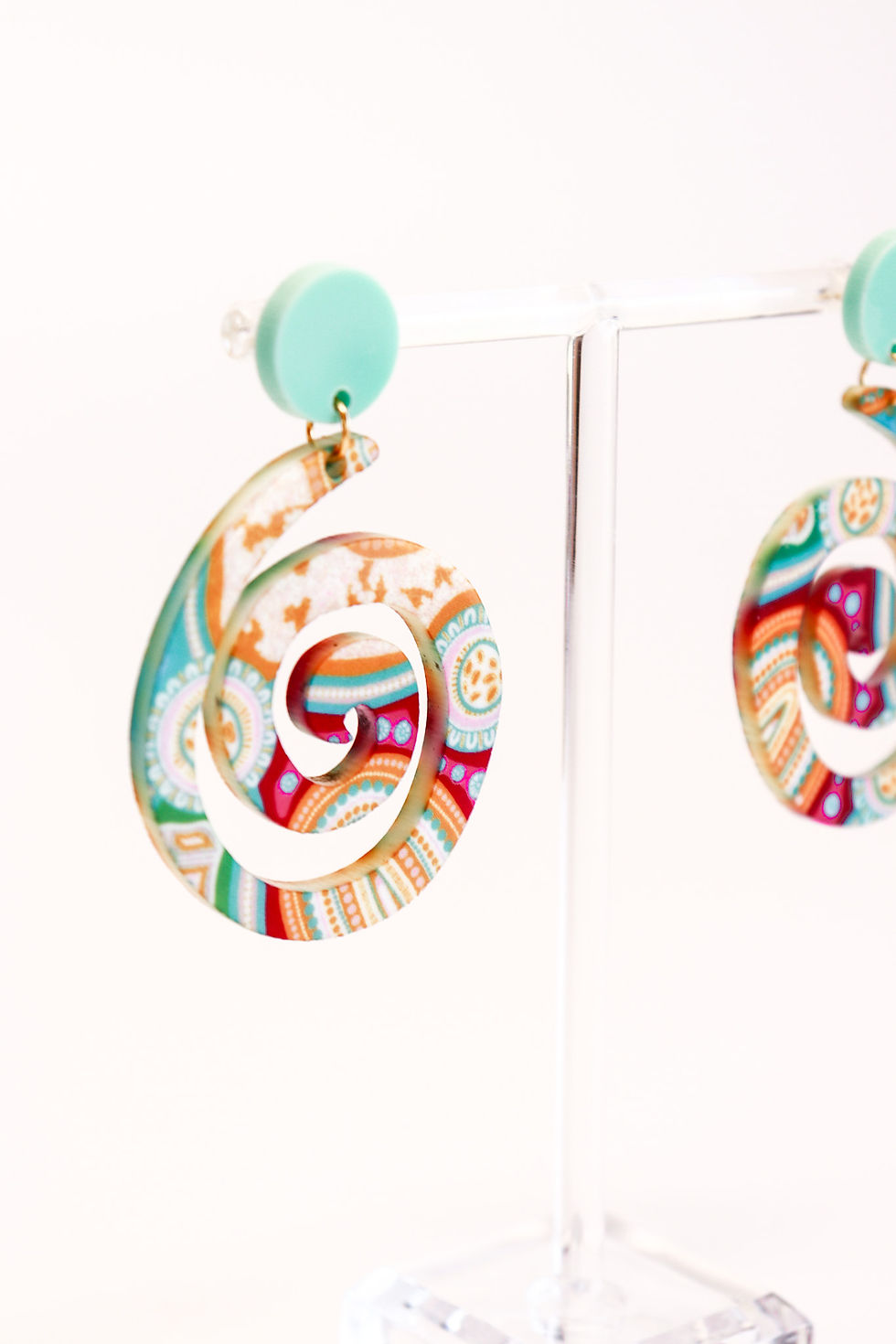 Thumbnail: Bagurra 'Blossom' Swirl Earrings