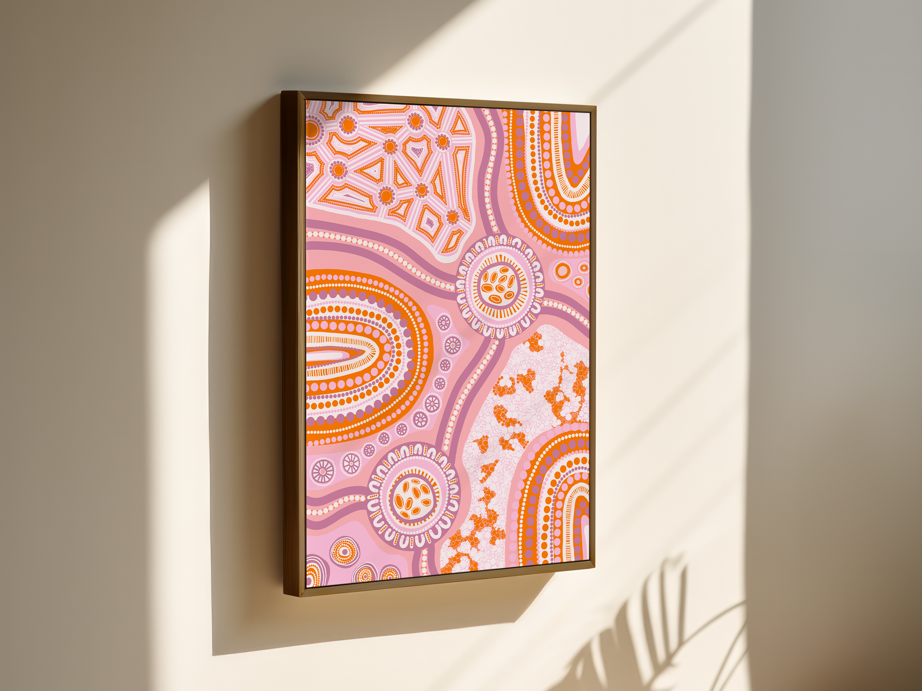 Waygiwinya 'Travel' Framed Canvas Artwork Print