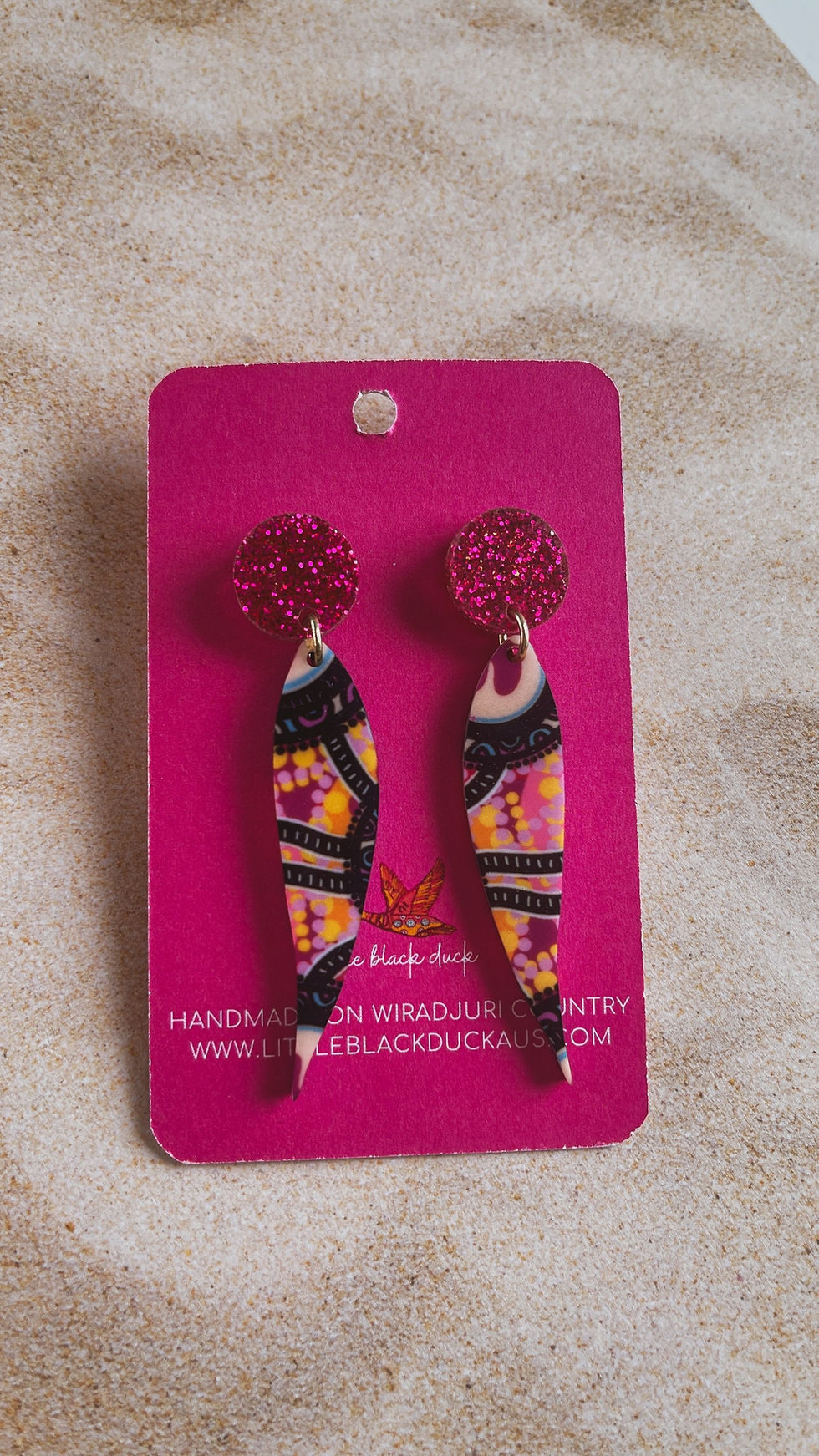Thumbnail: Journey Gum Leaf Earrings