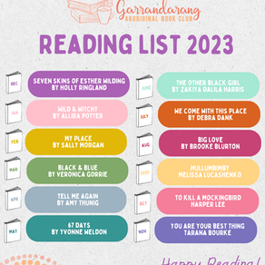 2023 Reading List for Garrandarang Aboriginal Book Club