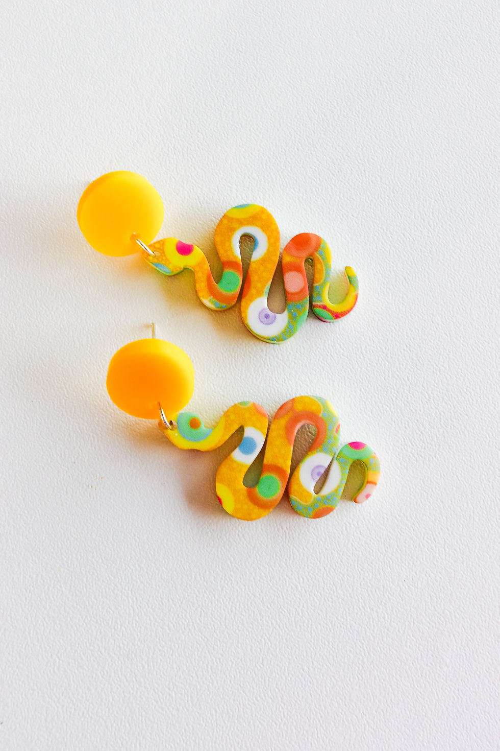 Thumbnail: Girragirra ‘Happy’ Wawi Snake Earrings
